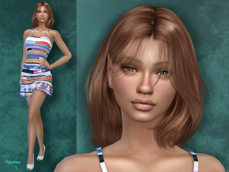 Violette Valin By Trasras Sims 4 CC