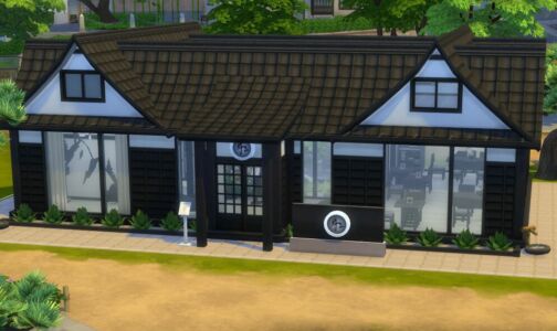 Wakabamori Restaurant By Simsmania Sims 4 CC