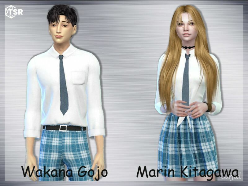 sims 4 cc wakana gojo by garfiel 4