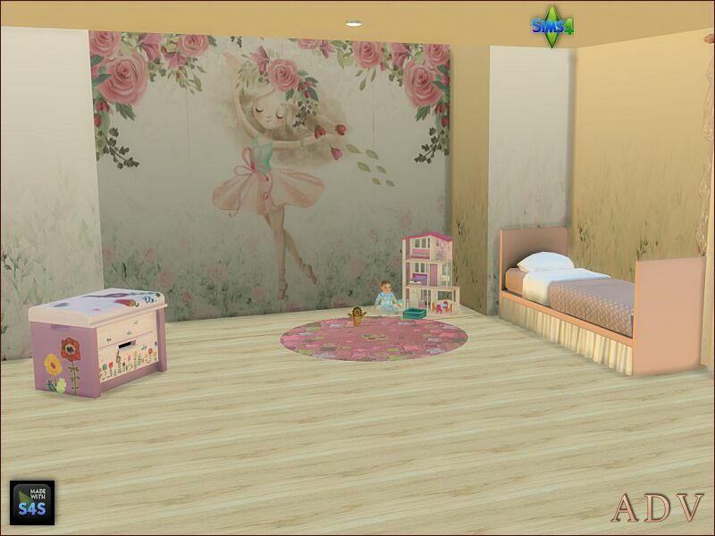 sims 4 cc wallpapers for girl room 10