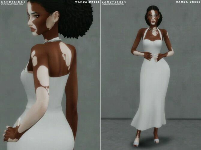 Wanda Dress Sims 4 CC