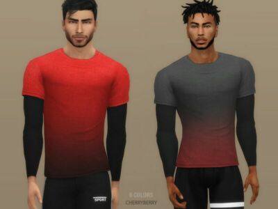 Warm Men’S Winter Shirt By Cherryberrysim Sims 4 CC