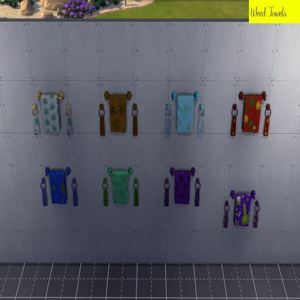 Weed Towels By Moonlightsimmer Sims 4 CC