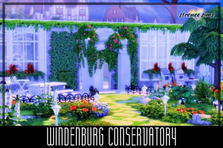 Windenburg Conservatory Sims 4 CC