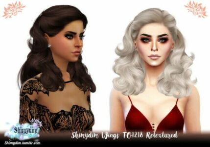 Wings TO1218 Hair Retexture Sims 4 CC