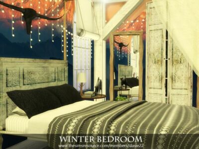 Winter Bedroom By Dasie2 Sims 4 CC