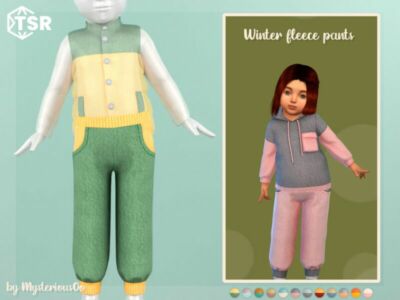 Winter Fleece Pants By Mysteriousoo Sims 4 CC