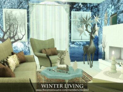 Winter Living By Dasie2 Sims 4 CC