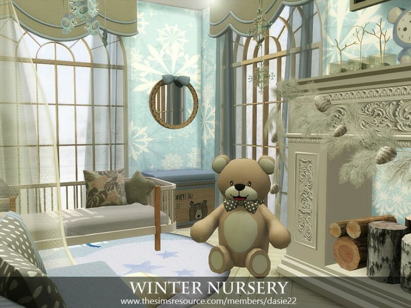 Winter Nursery By Dasie2 Sims 4 CC