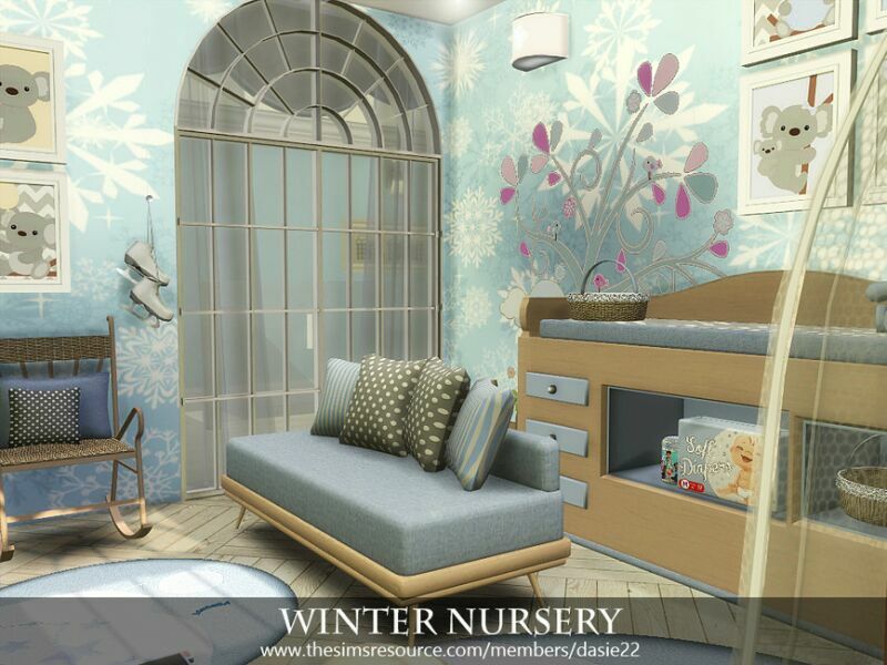 sims 4 cc winter nursery by dasie2 4