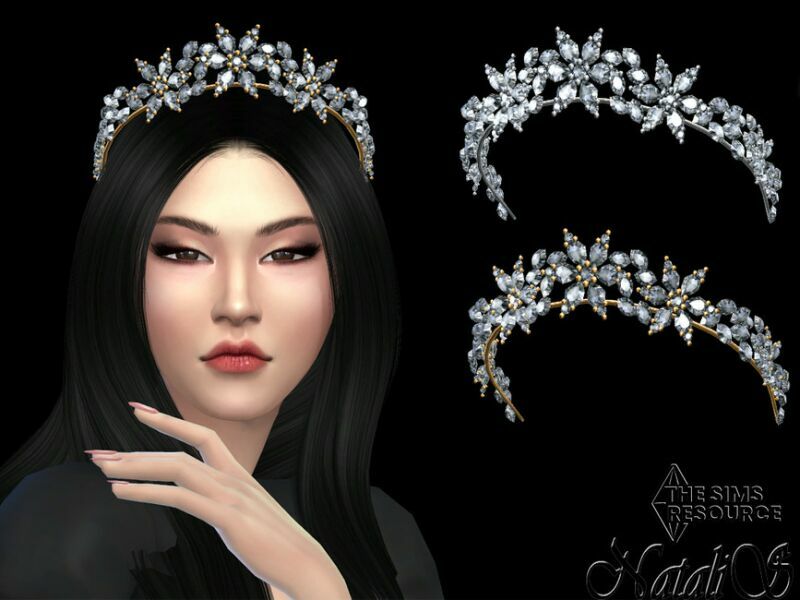 Winter Snowflakes Headband By Natalis Sims 4 CC