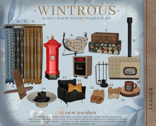 Wintrous SET Sims 4 CC