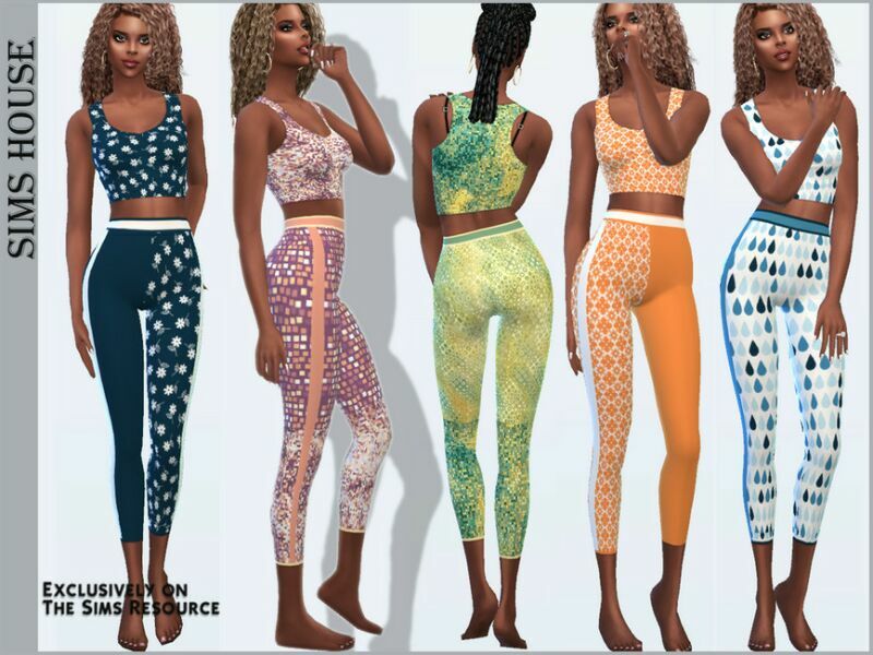 Women’S Fitness Suit Bottoms Sims 4 CC