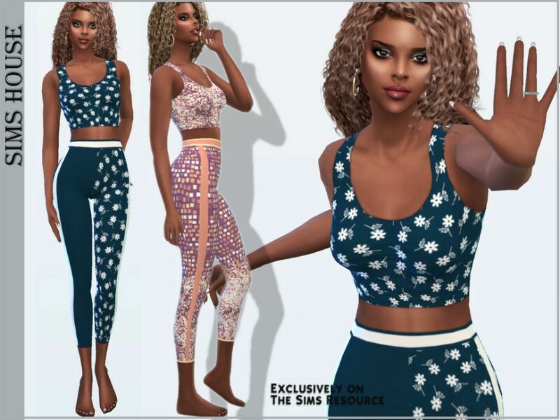 sims 4 cc womens fitness suit bottoms 2