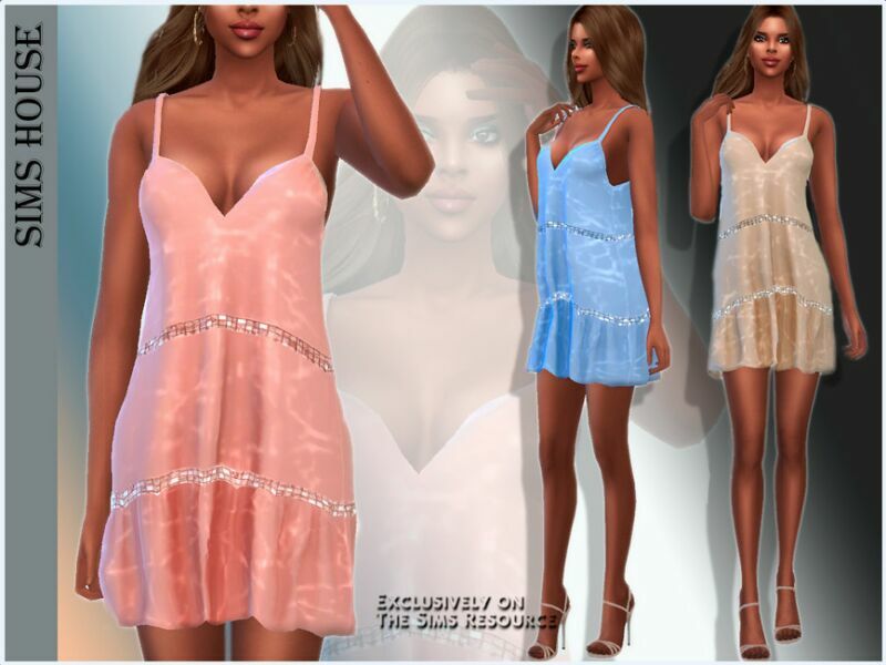 Women’S Silk Sundress Sims 4 CC