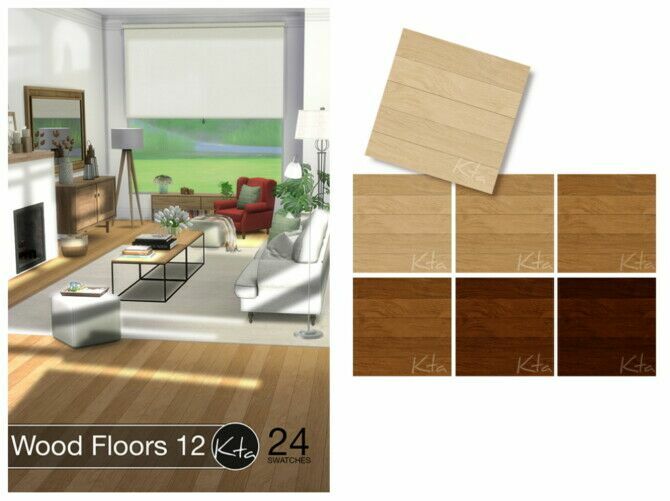 Wood Floors 12 By Ktasims Sims 4 CC