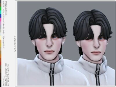 Woody Hair By Magpiesan Sims 4 CC