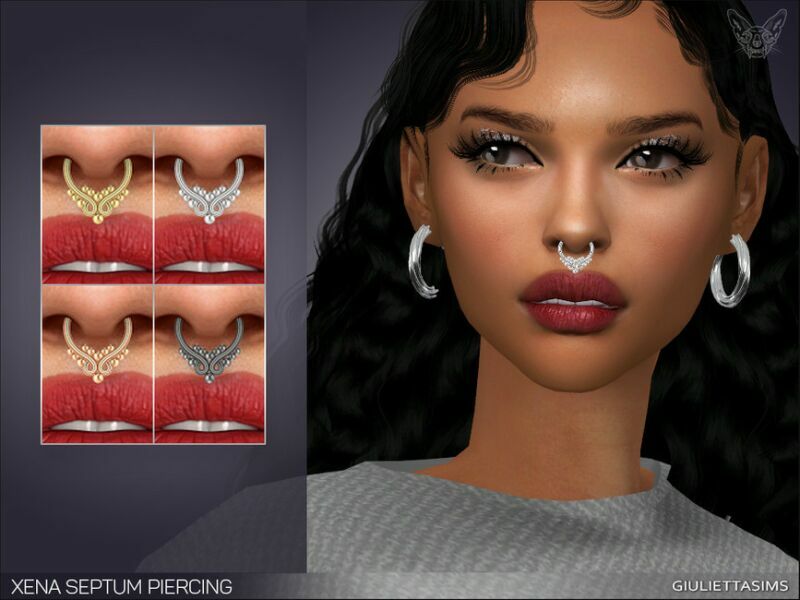 Xena Septum Piercing By Feyona Sims 4 Cc Download