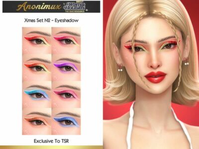 Xmas SET N2 – Eyeshadow Sims 4 CC