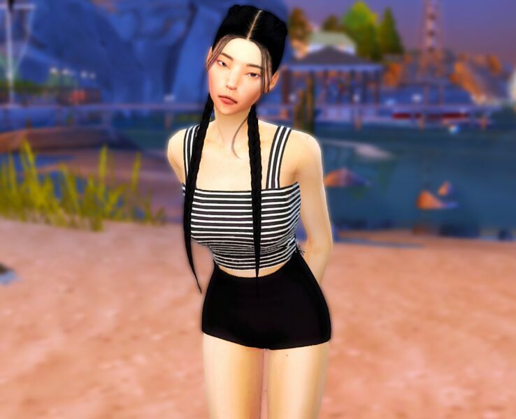 sims 4 cc yeji itzy by monosims 3