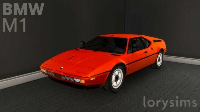 1978 BMW M1 By Lorysims Sims 4 CC