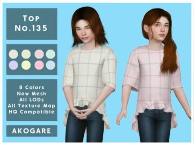 Akogare TOP NO.135 By _Akogare_ Sims 4 CC