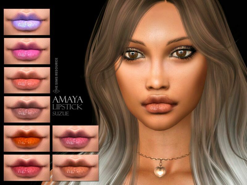 Amaya Lipstick N37 By Suzue Sims 4 CC