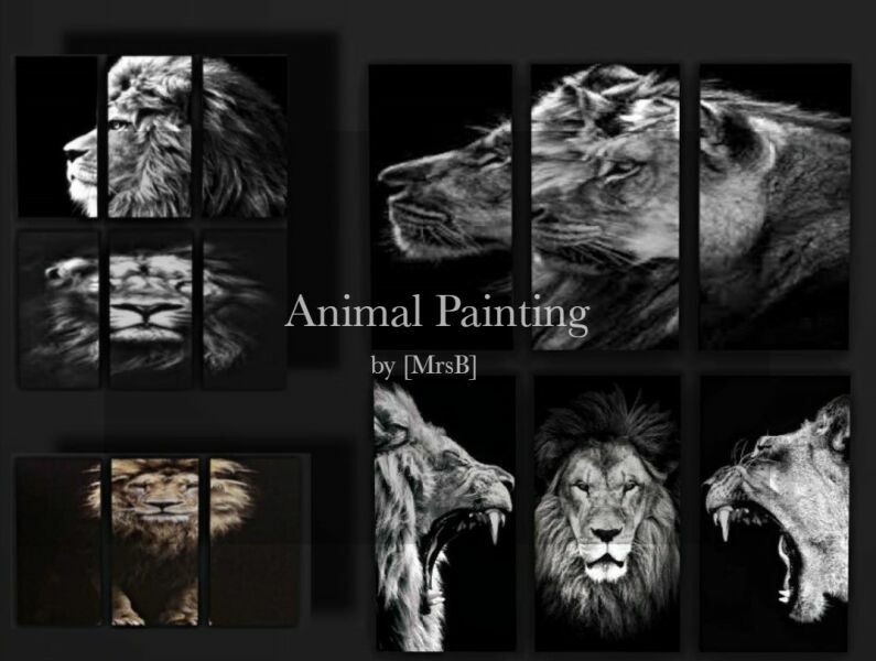 Animals Paint| CC By Mrsbarbiex3 Sims 4 CC