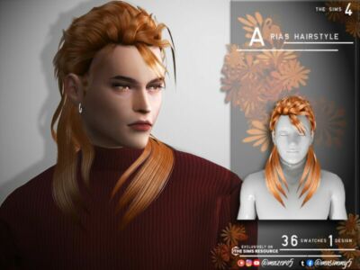 Arias Hairstyle By Mazero5 Sims 4 CC