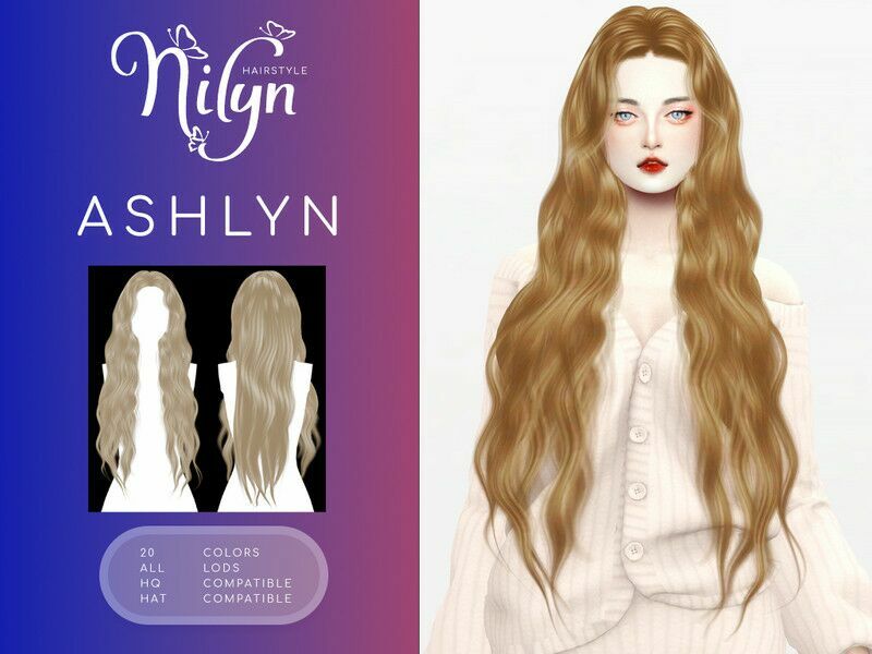 Ashlyn Hair – NEW Mesh / Female Sims 4 CC