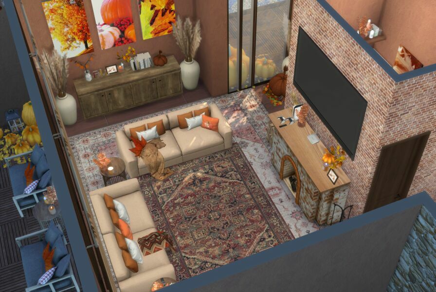 sims 4 cc autumn house 5