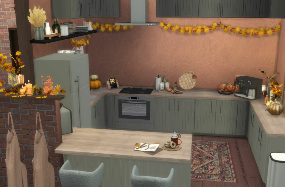 sims 4 cc autumn house 8