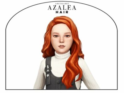 Azalea Hair By Arethabee Sims 4 CC