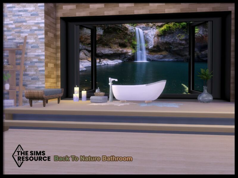 Back To Nature Bathroom By Seimar8 Sims 4 CC