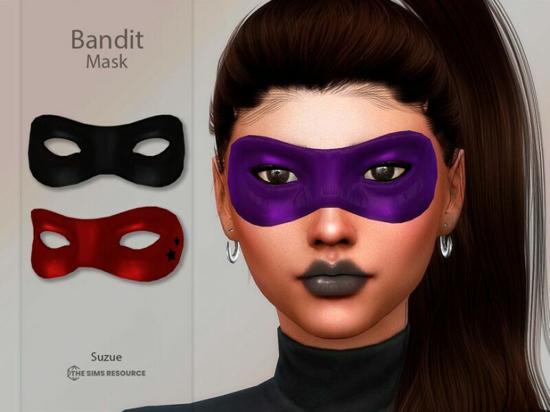 Bandit Mask By Suzue Sims 4 CC