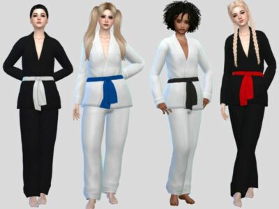 Basic Karate Uniform (F) By Mclaynesims Sims 4 CC