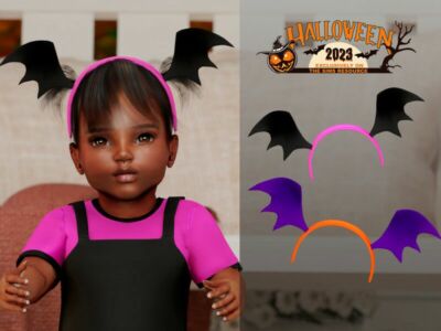 BAT Wings Headband (Infant) By Couquett Sims 4 CC