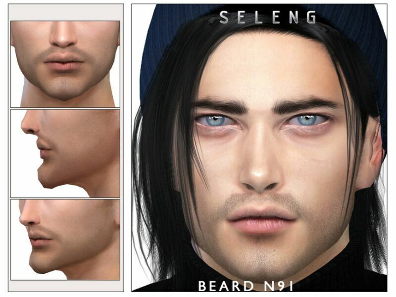 Beard N91 By Seleng Sims 4 CC