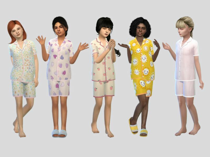 Bedtime Full Outift Girls By Mclaynesims Sims 4 CC