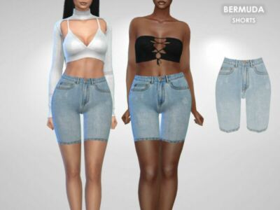 Bermuda Shorts By Puresim Sims 4 CC