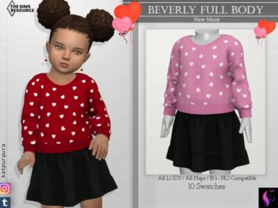 Beverly Full Body By Katpurpura Sims 4 CC