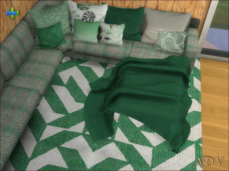 sims 4 cc blankets pillows and rugs 4