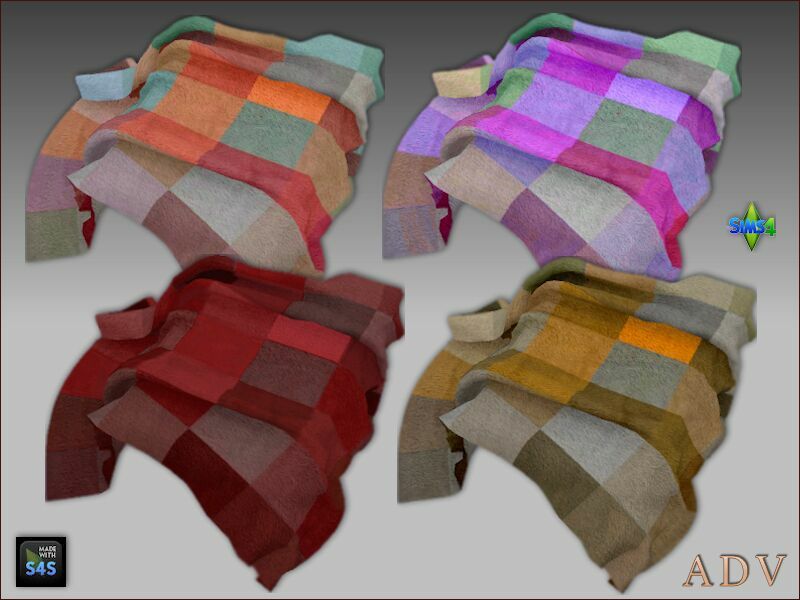 sims 4 cc blankets pillows and rugs 6