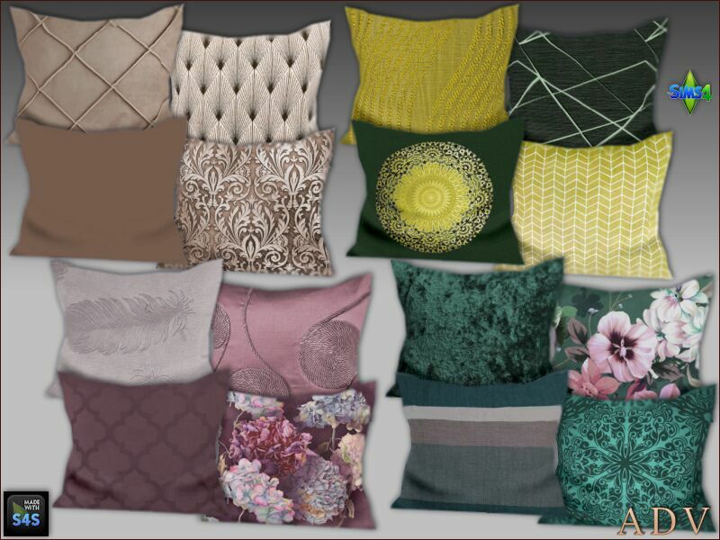 sims 4 cc blankets pillows and rugs 7