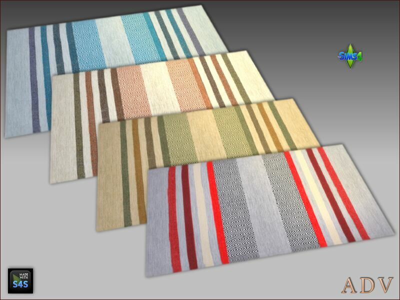 sims 4 cc blankets pillows and rugs 9