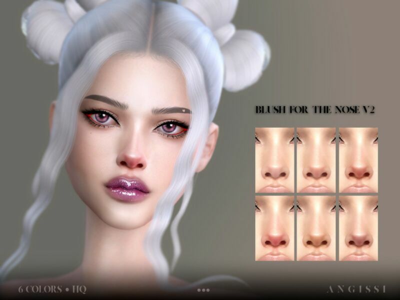 Blush For The Nose V2 By Angissi Sims 4 CC