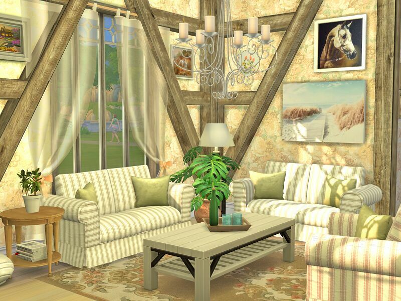 Bristol – Living Room – CC By Flubs79 Sims 4 CC