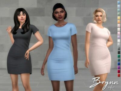 Brynn Dress By Sifix Sims 4 CC