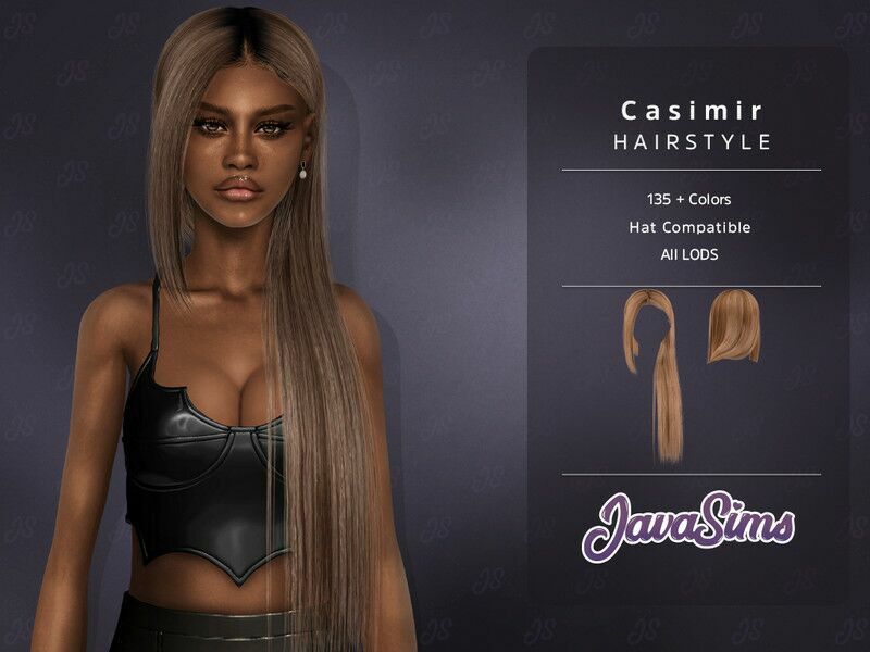 Casimir (Hairstyle) By Javasims Sims 4 CC