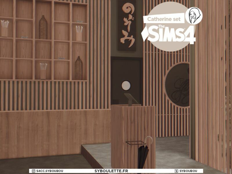 sims 4 cc catherine sushis restaurant set by syboulette 3